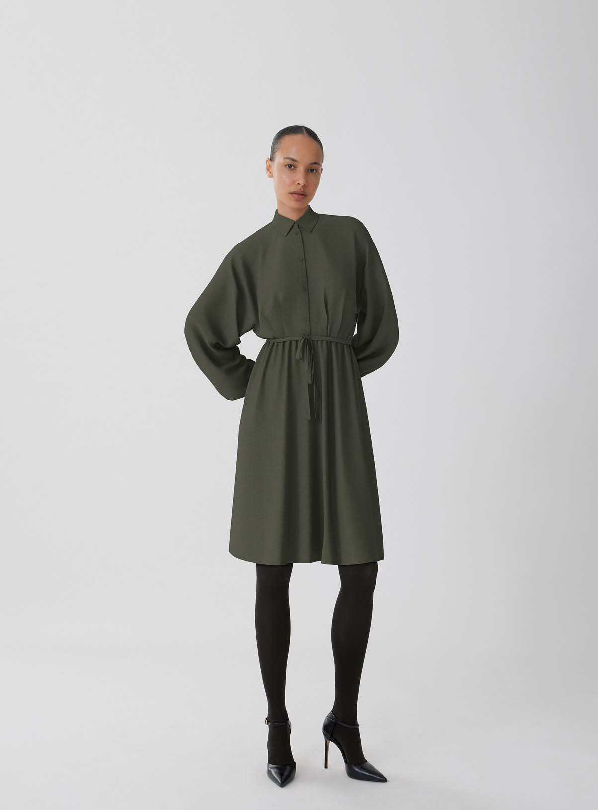 VILA Surashil Long Sleeved Shirt Dress