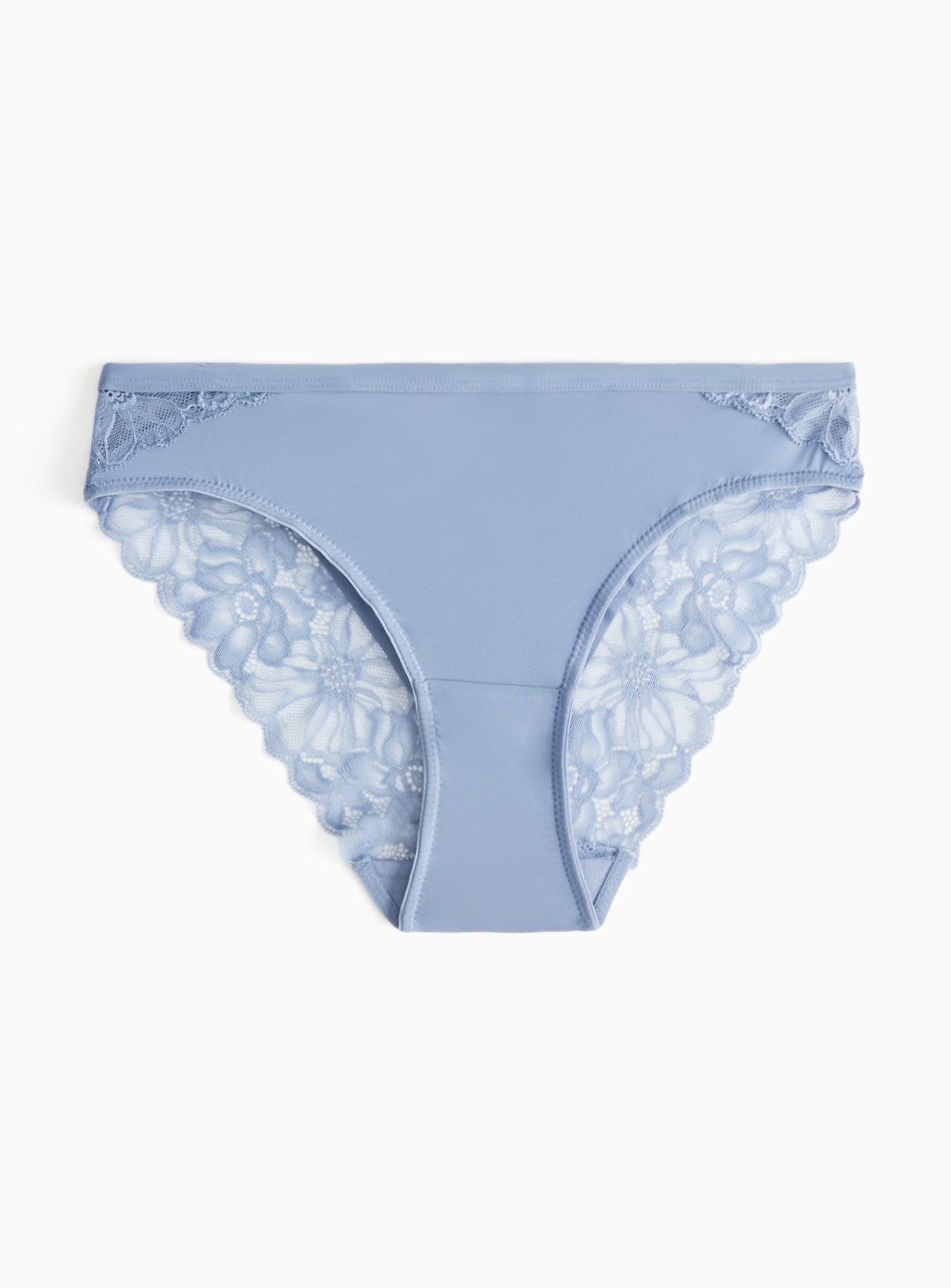 Blue Fleur Lace Knickers 