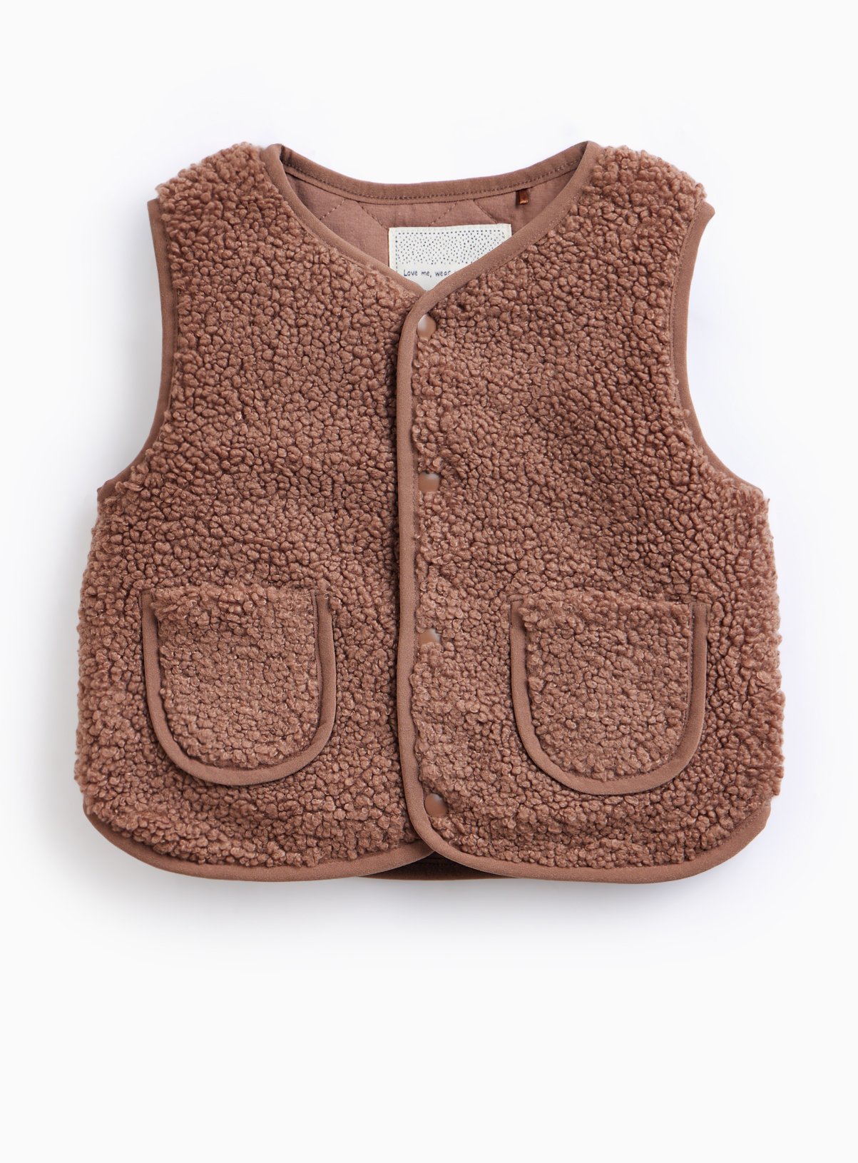 Brown Borg Gilet 6-9 months