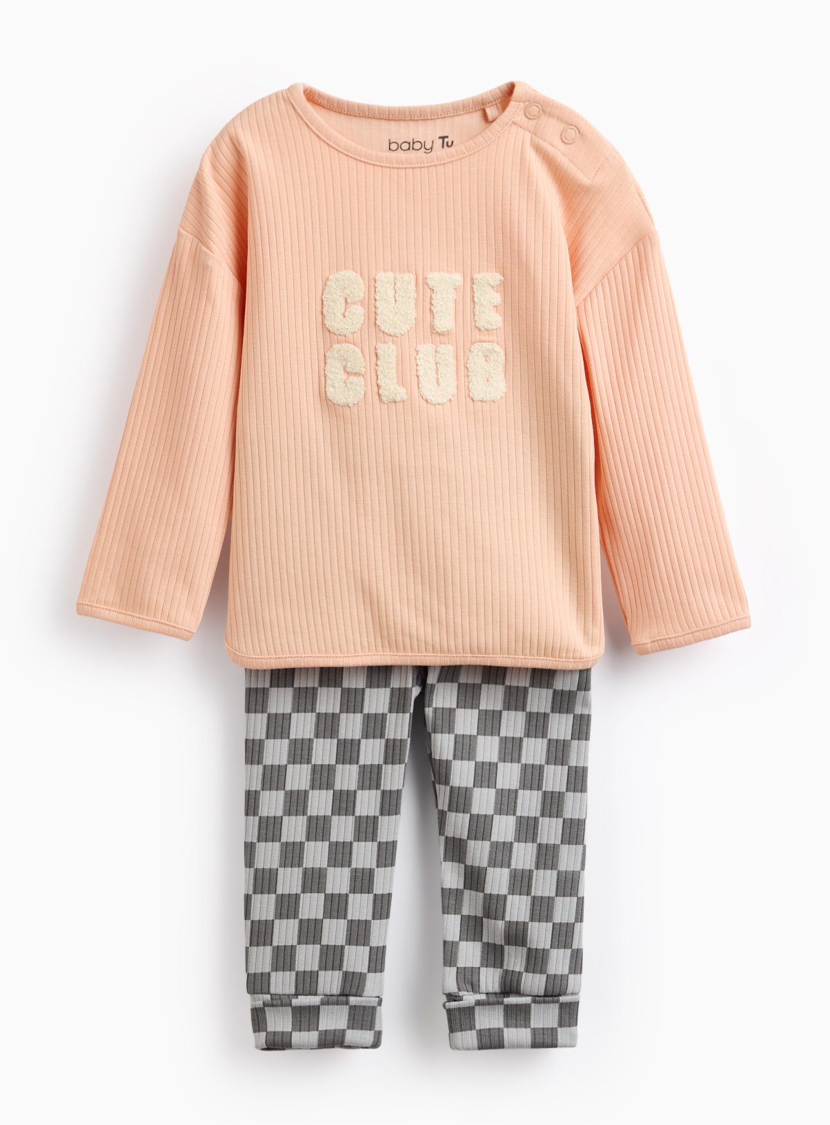 Orange Cute Club Long Sleeve Top & Leggings Set Up to 3 mths