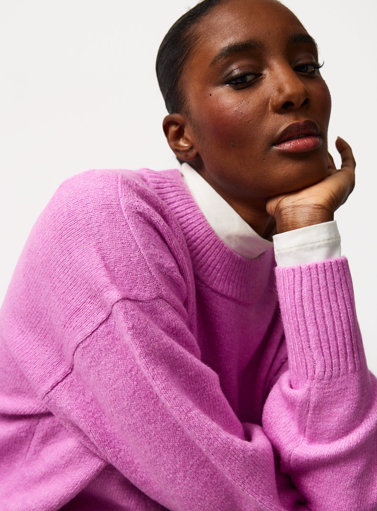 The Soft Pink Knitted Jumper 24