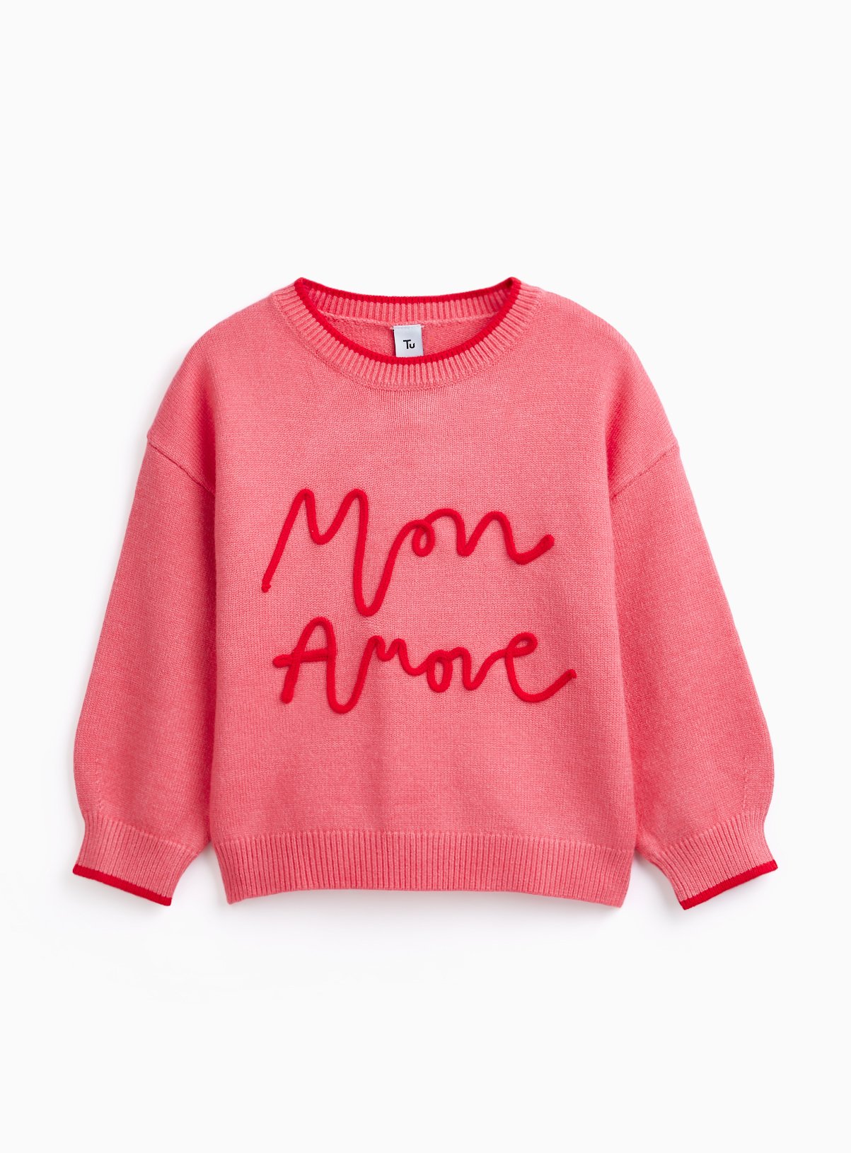 Pink Mon Amore Glossy Pop Jumper 11 years