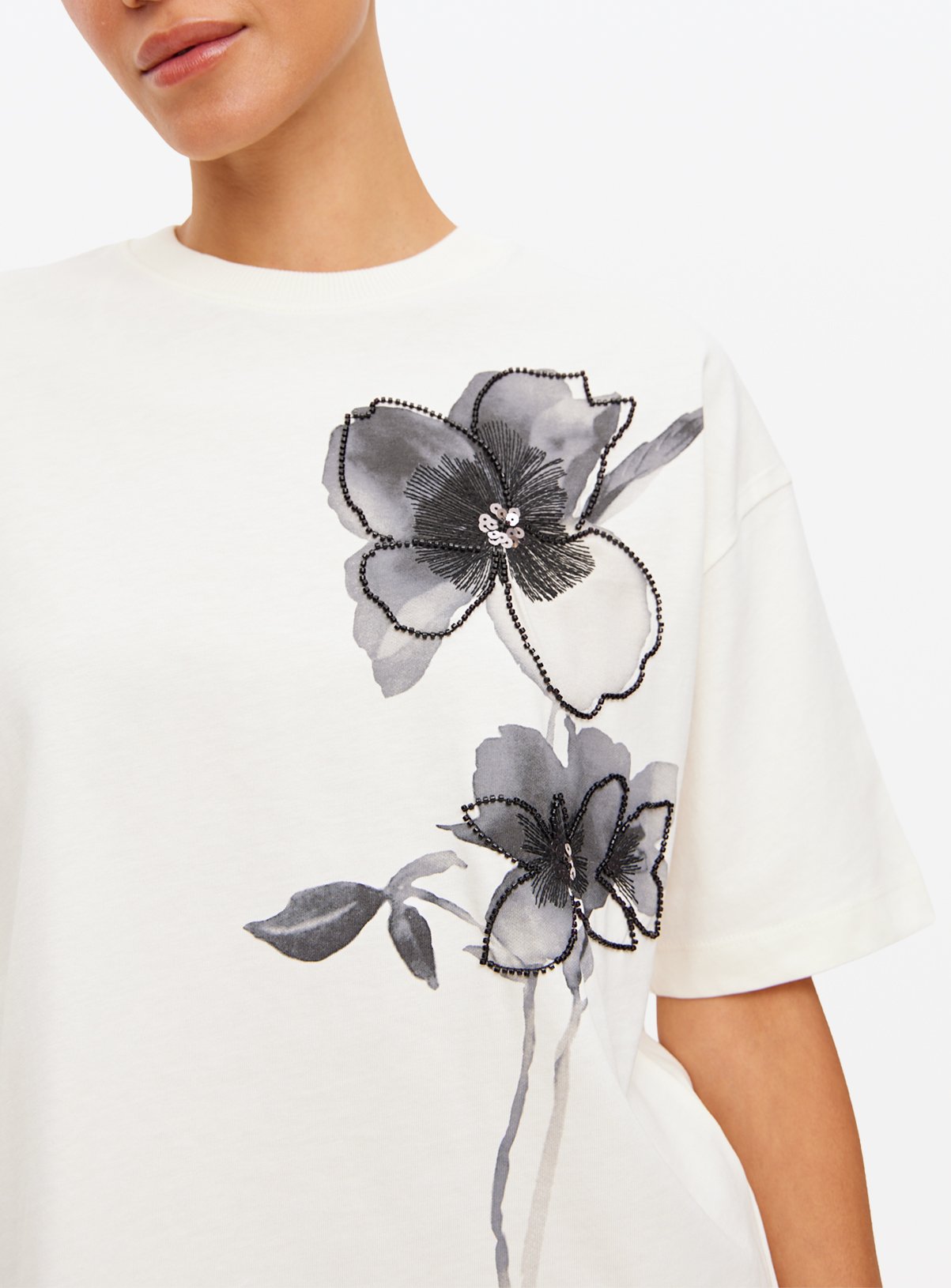 Floral Boxy Tee