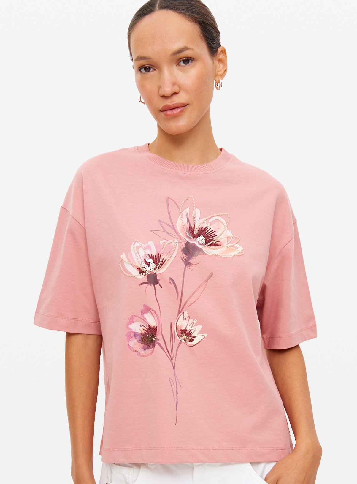 Floral Boxy Tee 