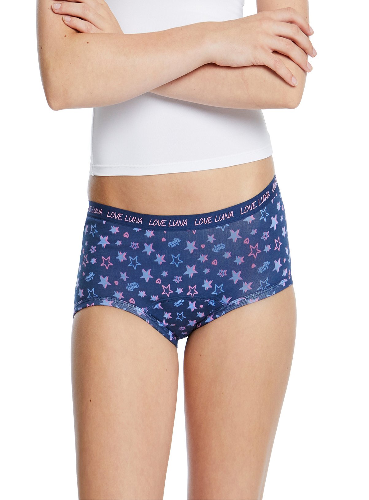 LOVE LUNA Teen First Period Boyleg Brief 13-14 years