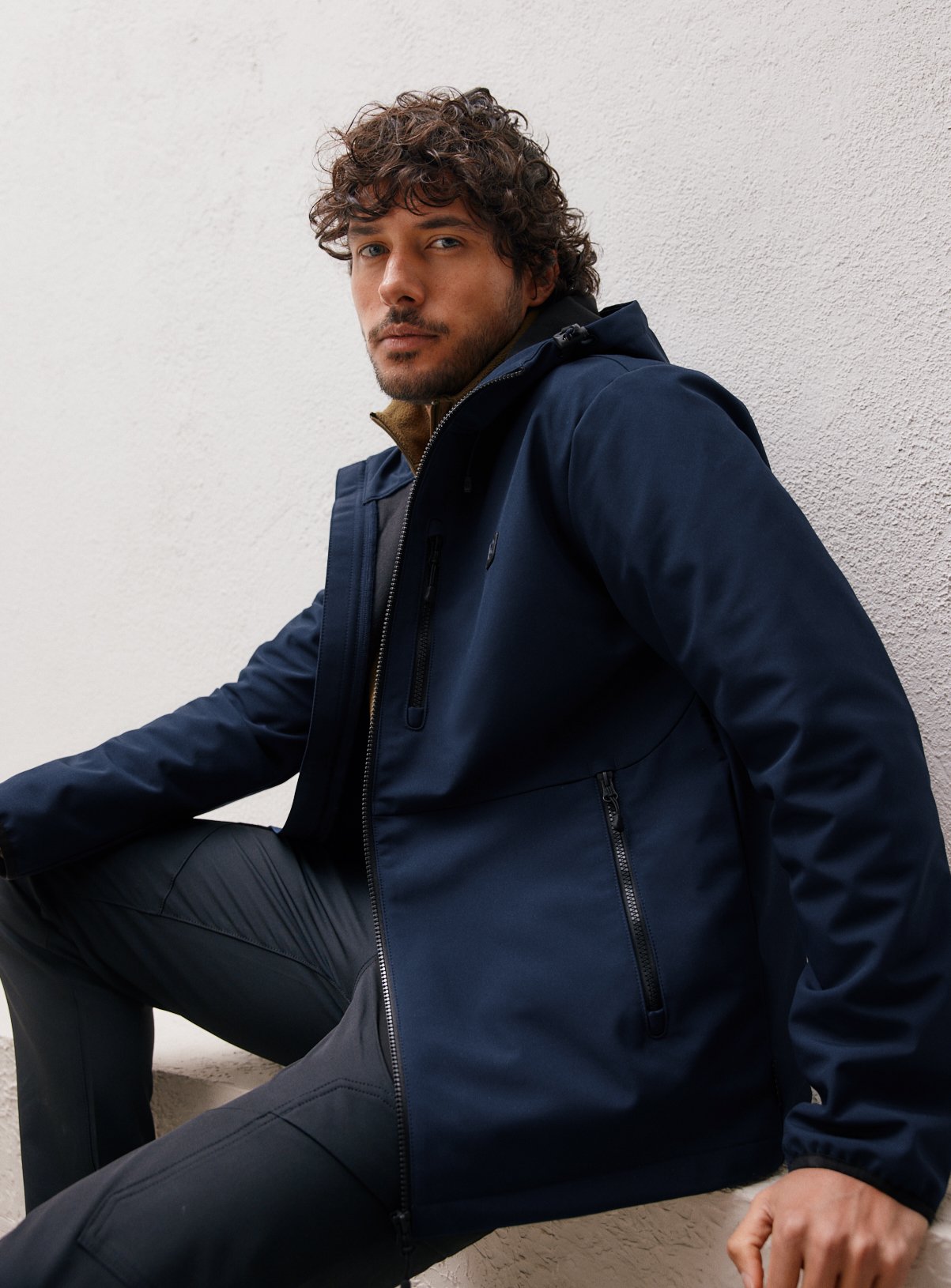 REAKTIV Navy Athleisure Walking Jacket 