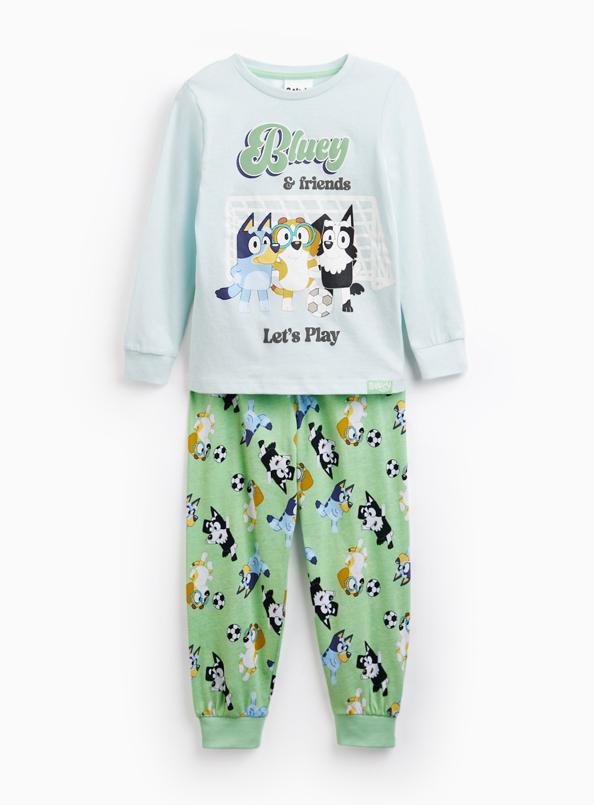 Bluey Football Print Pyjamas 5-6 years