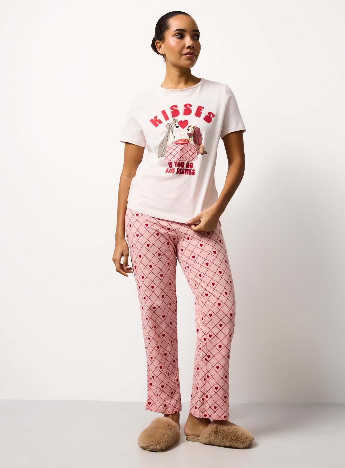 Mini Me Disney Lady & The Tramp Short Sleeve Pyjama Set XXL