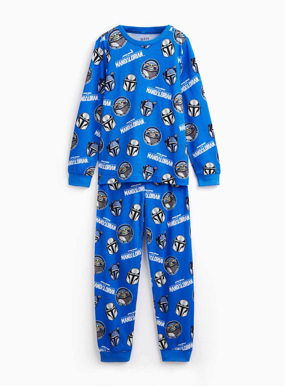 Blue Star Wars Mandalorian Pyjama Set 