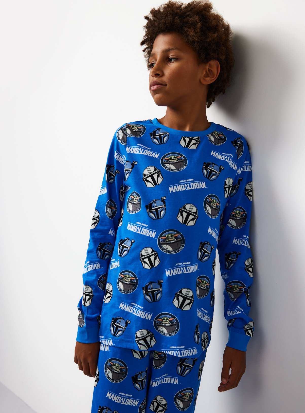 Blue Star Wars Mandalorian Pyjama Set 