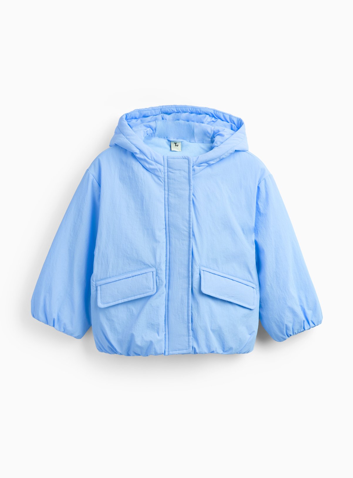 Blue Bubble Hem Puffer Jacket 5-6 years