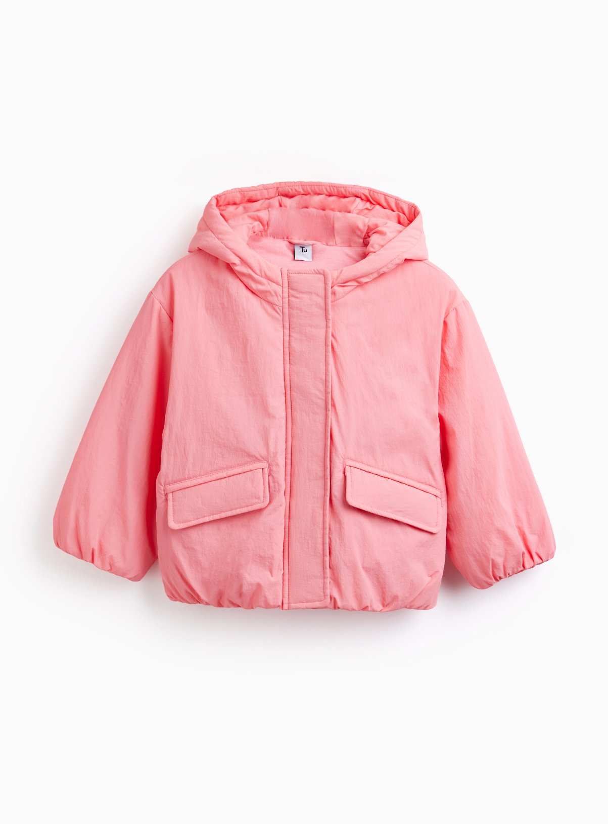 Bubble Hem Puffer Jacket