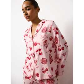 Pink Casino Print Traditional Pyjamas