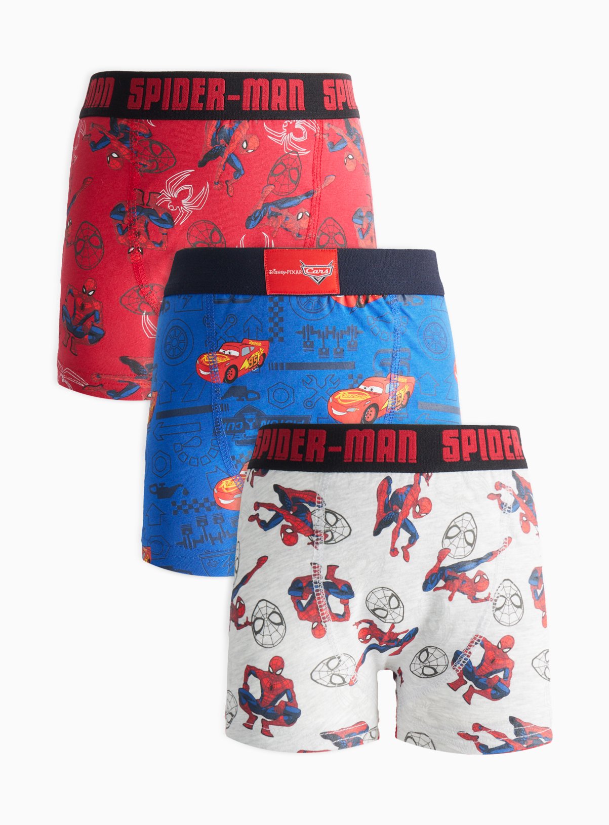 Spider Man Print Trunks 3 Pack 