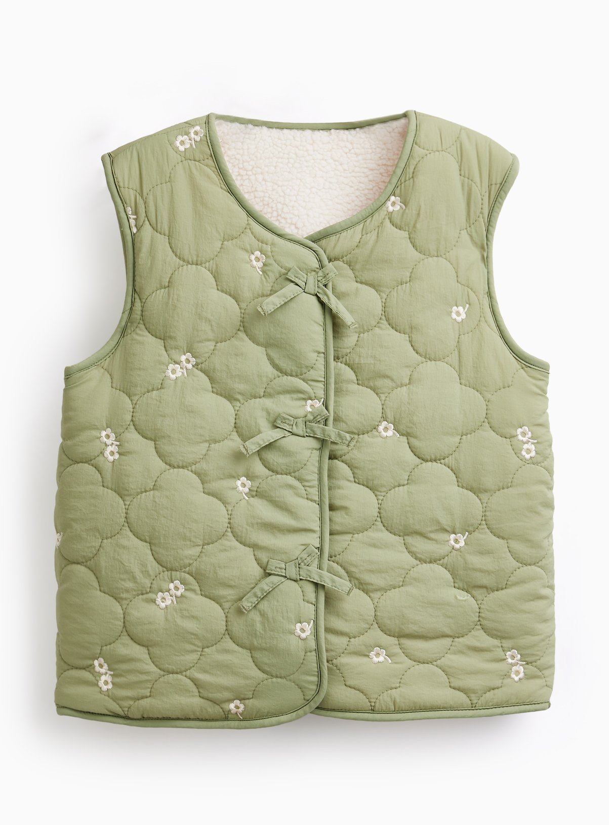 The Floral Reversible Quilted Gilet 