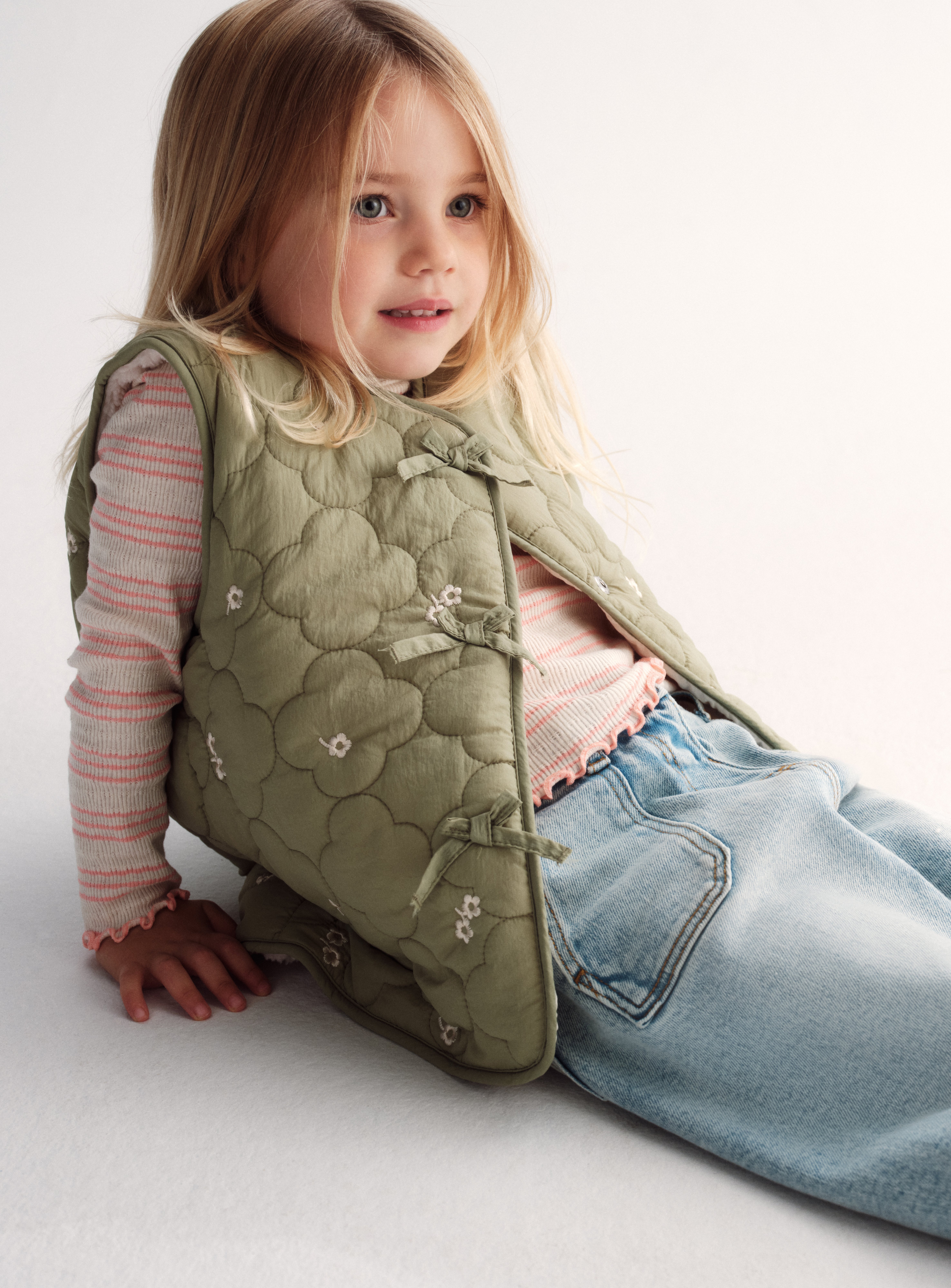 The Floral Reversible Quilted Gilet 