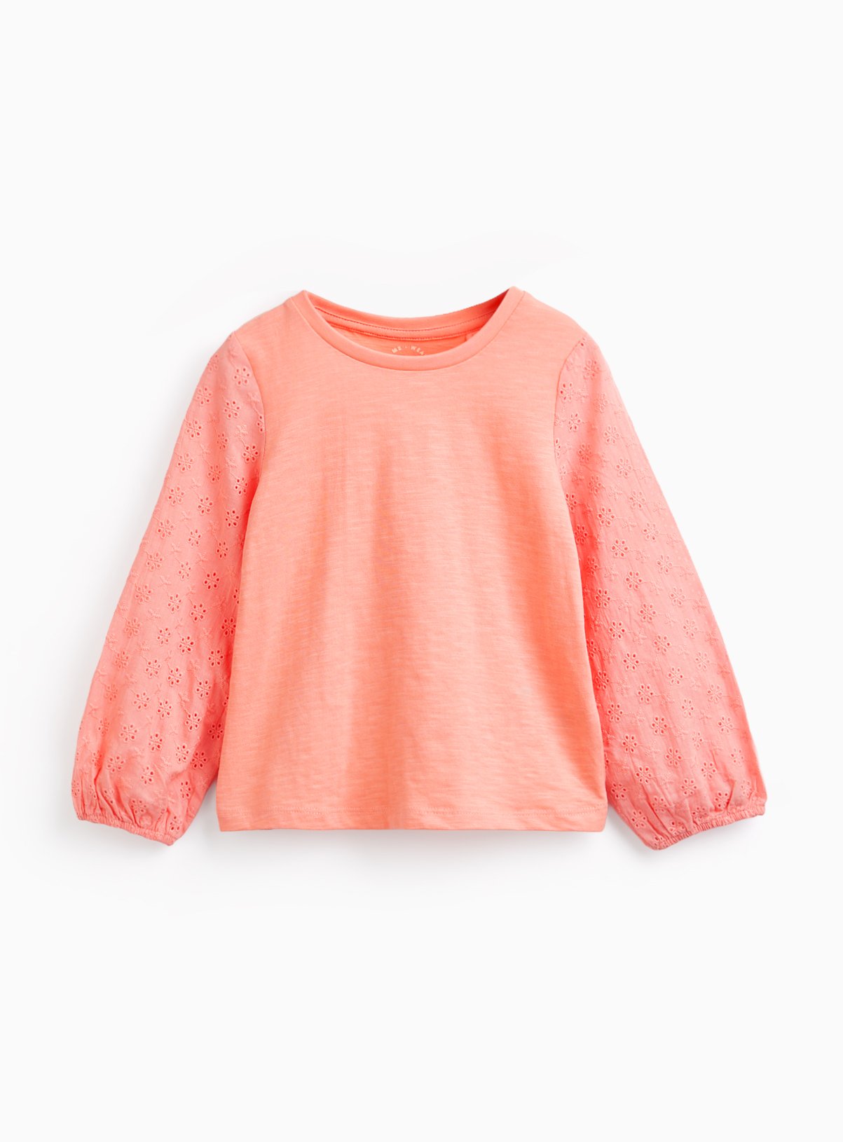 Crochet Detail Long Sleeve Top