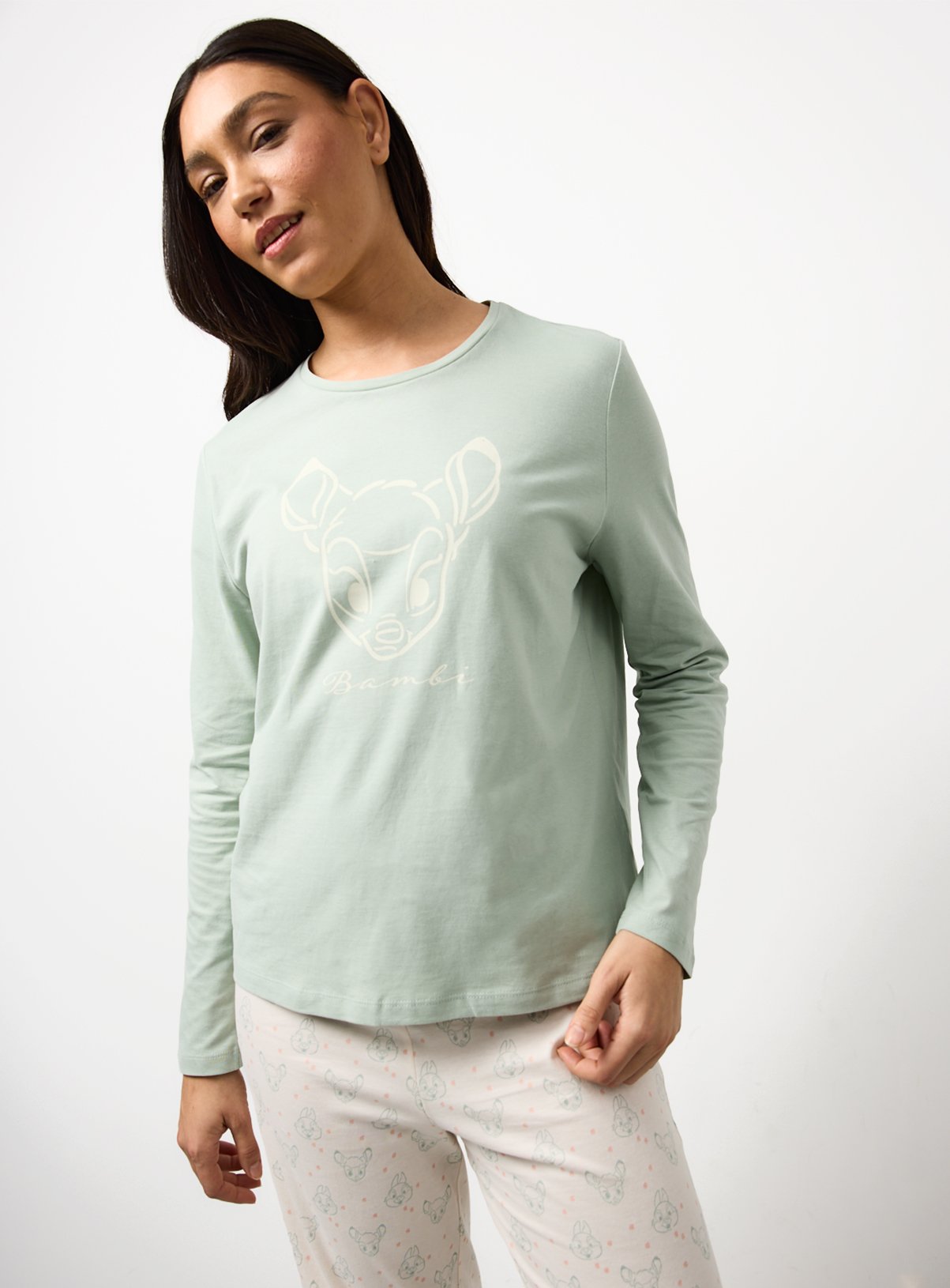 Disney Bambi Character Print Pyjama Set 