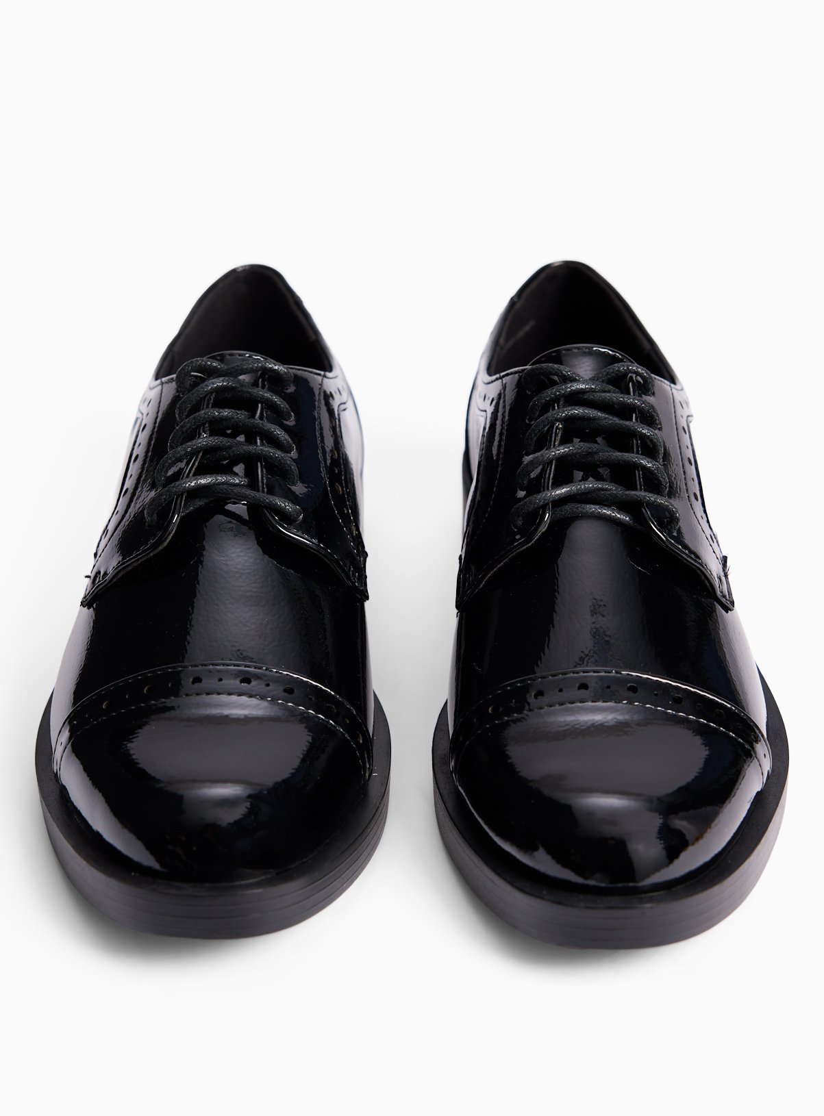 Black Lace Up Brogues 