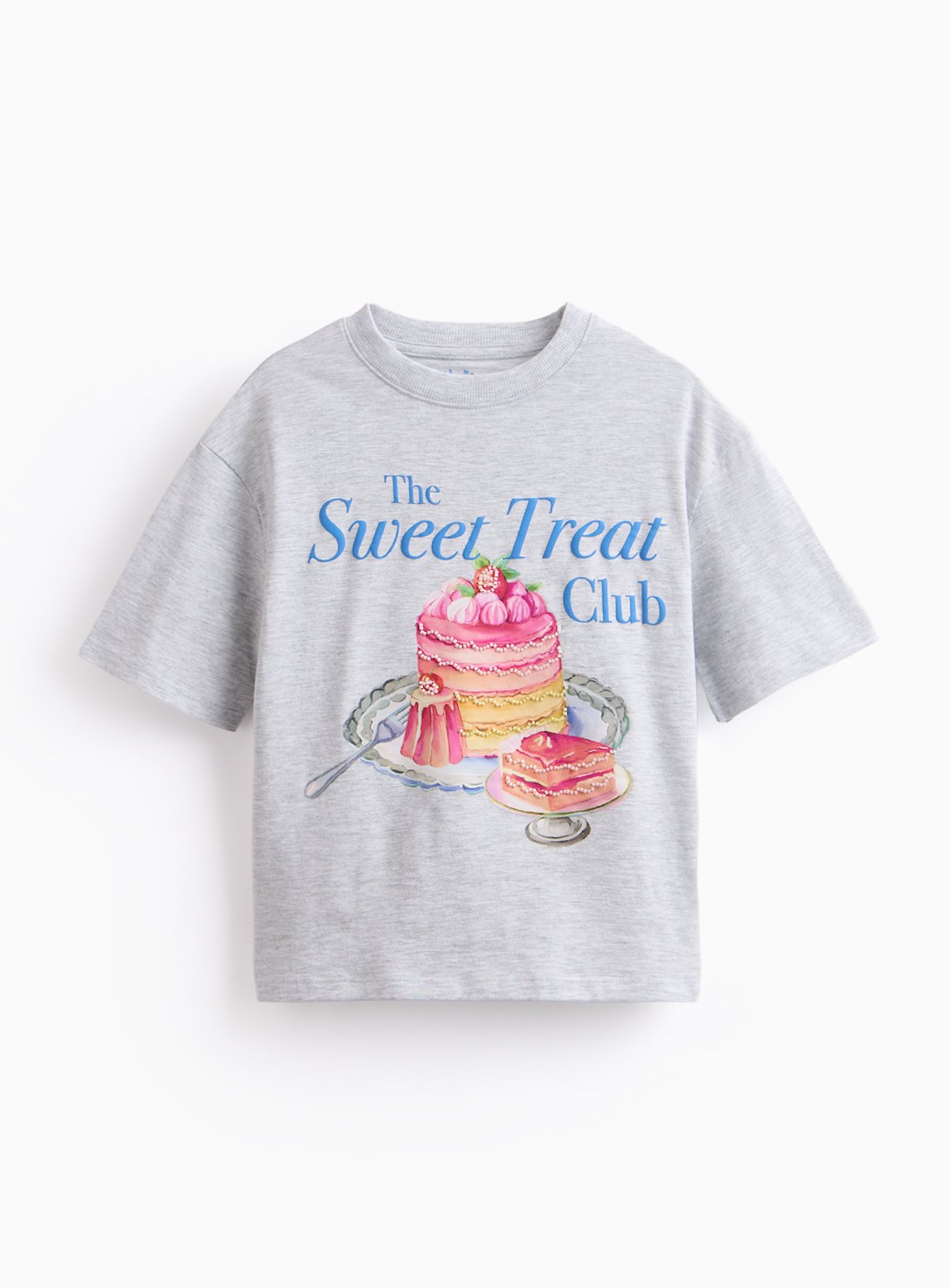 Grey Sweet Treats Club T-Shirt 10 years