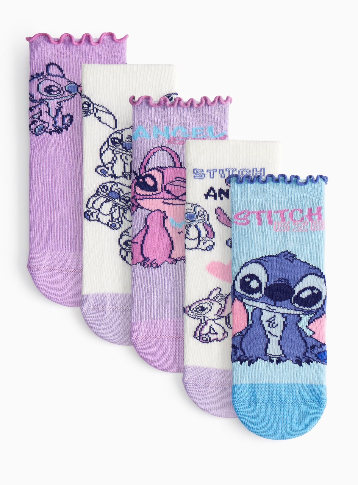 Disney Lilo & Stitch Socks 5 Pack 