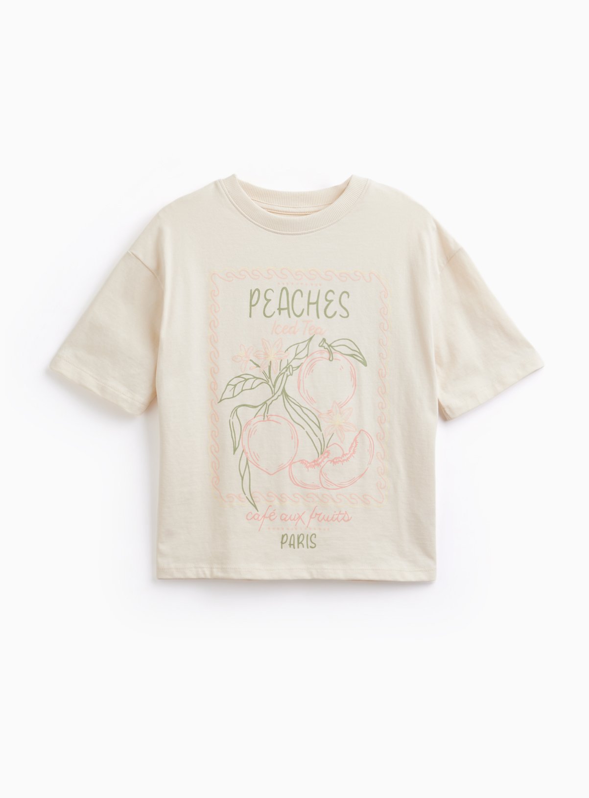 Yellow Peaches Graphic T-Shirt 14 years