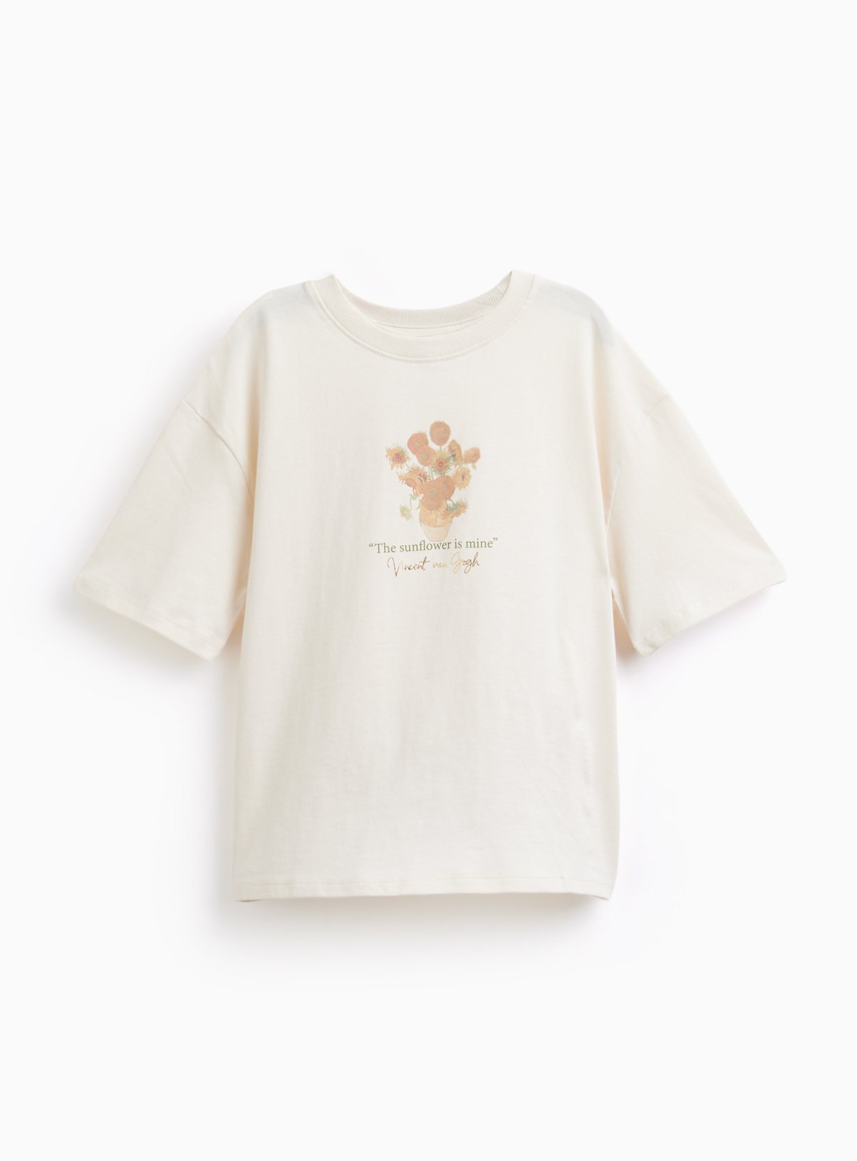 White Van Gogh Graphic T-Shirt