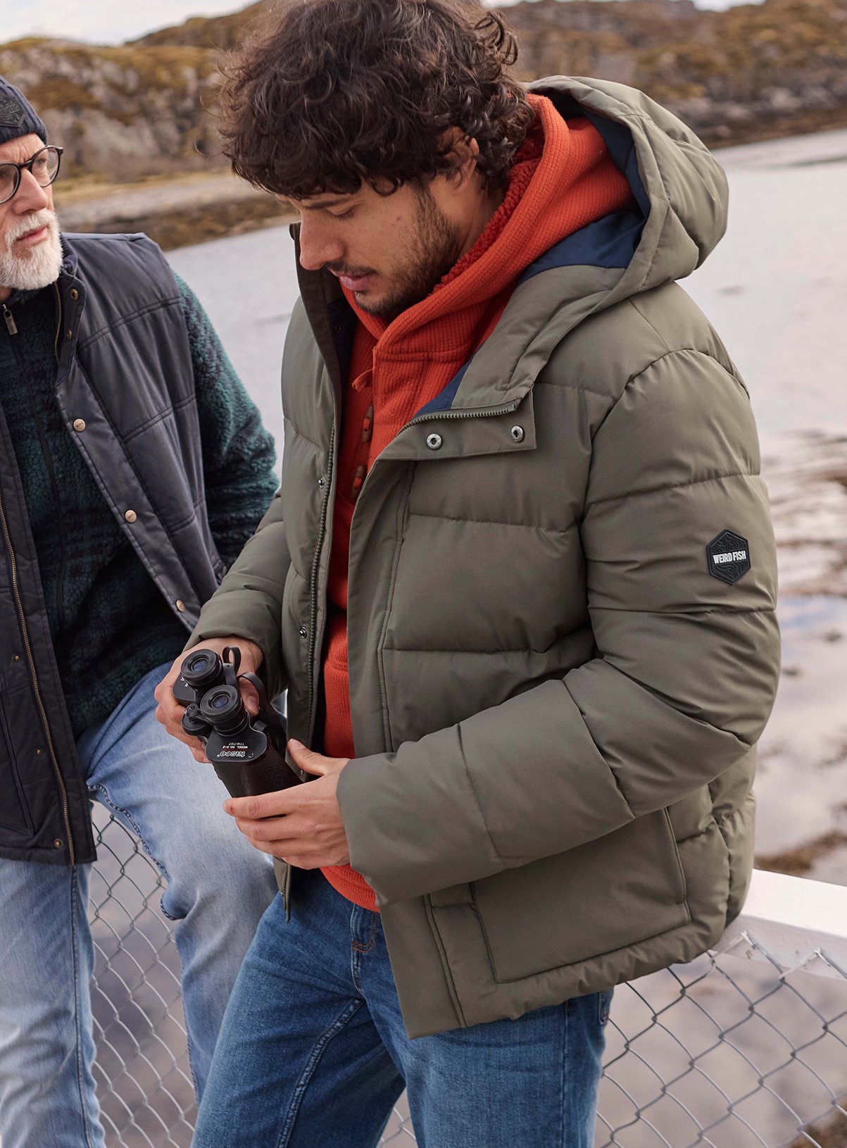 WEIRD FISH Calderwood Heavy Weight Padded Jacket 