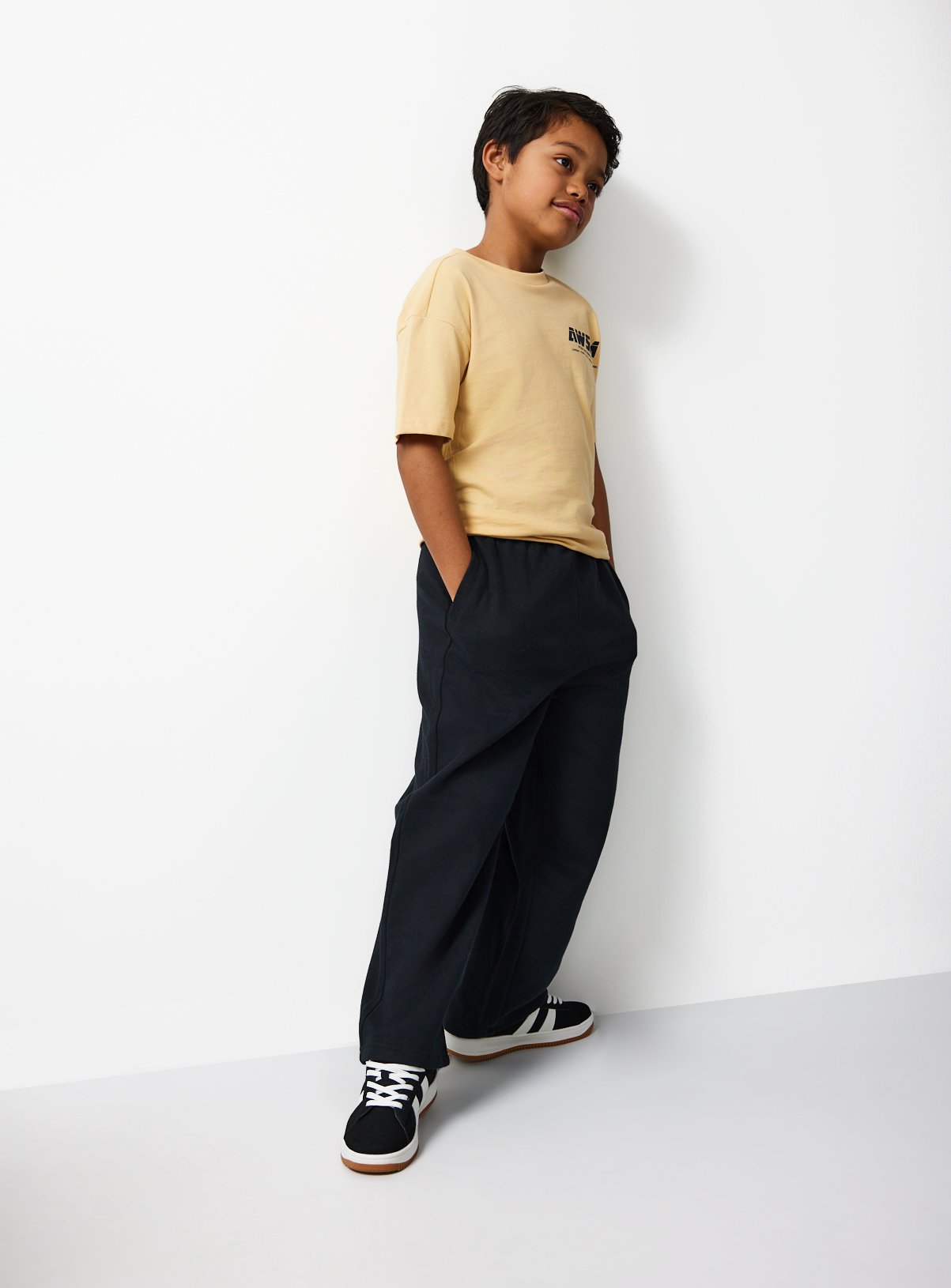 Black Wide Leg Joggers 12 years