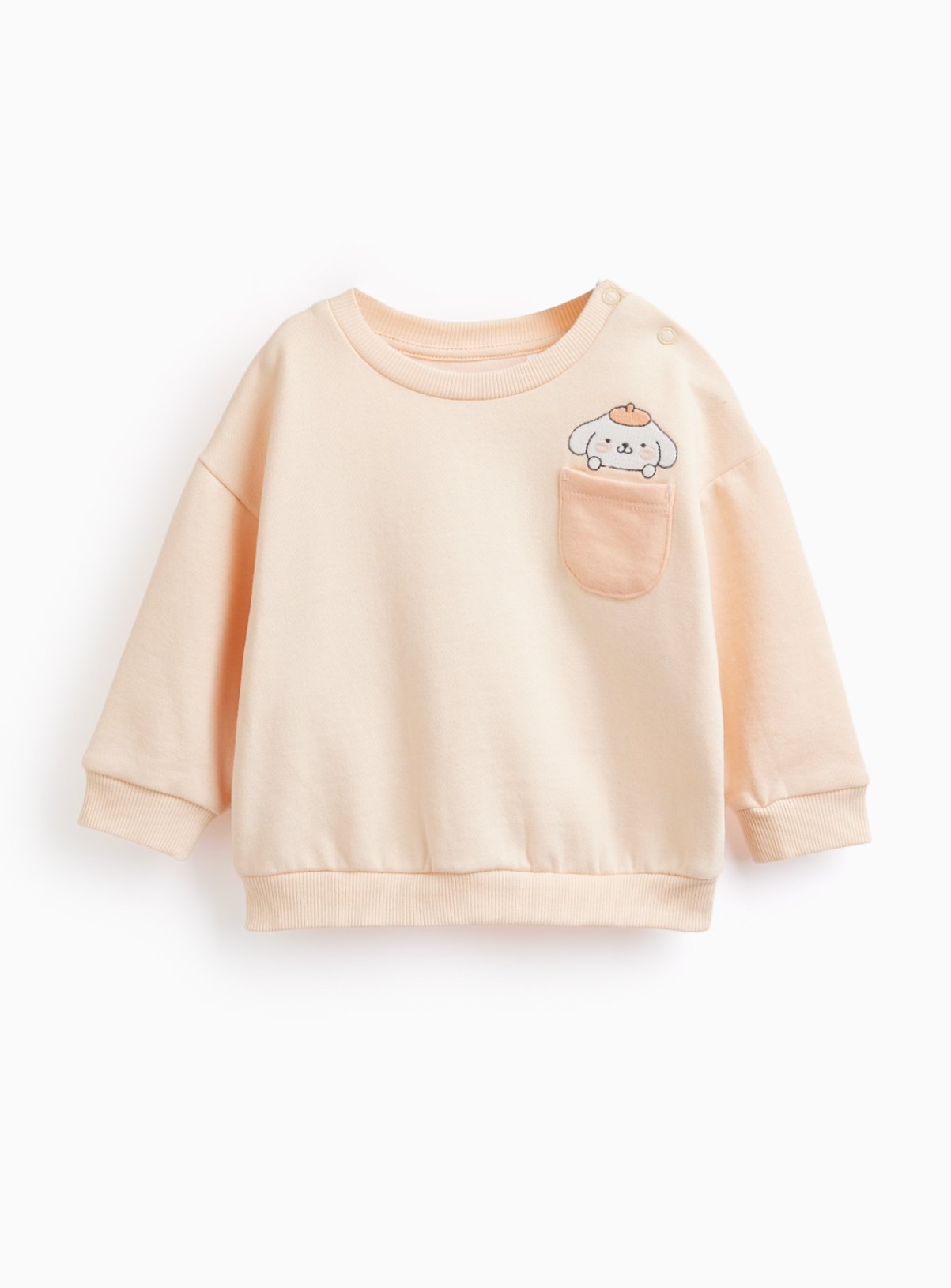 Orange Hello Kitty Graphic Sweatshirt 