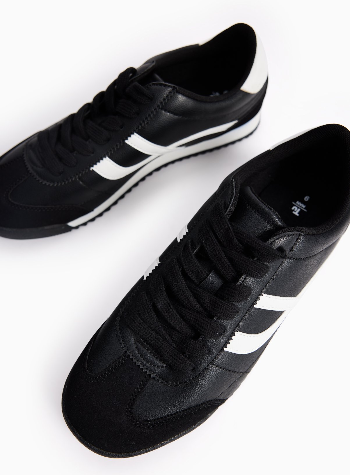 Black Low Profile Trainers