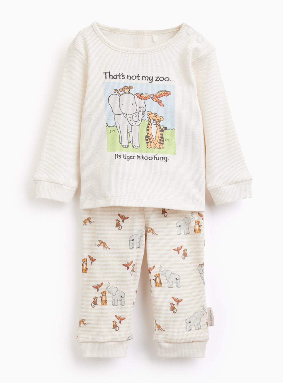 Cream That's Not My Zoo Pyjamas 