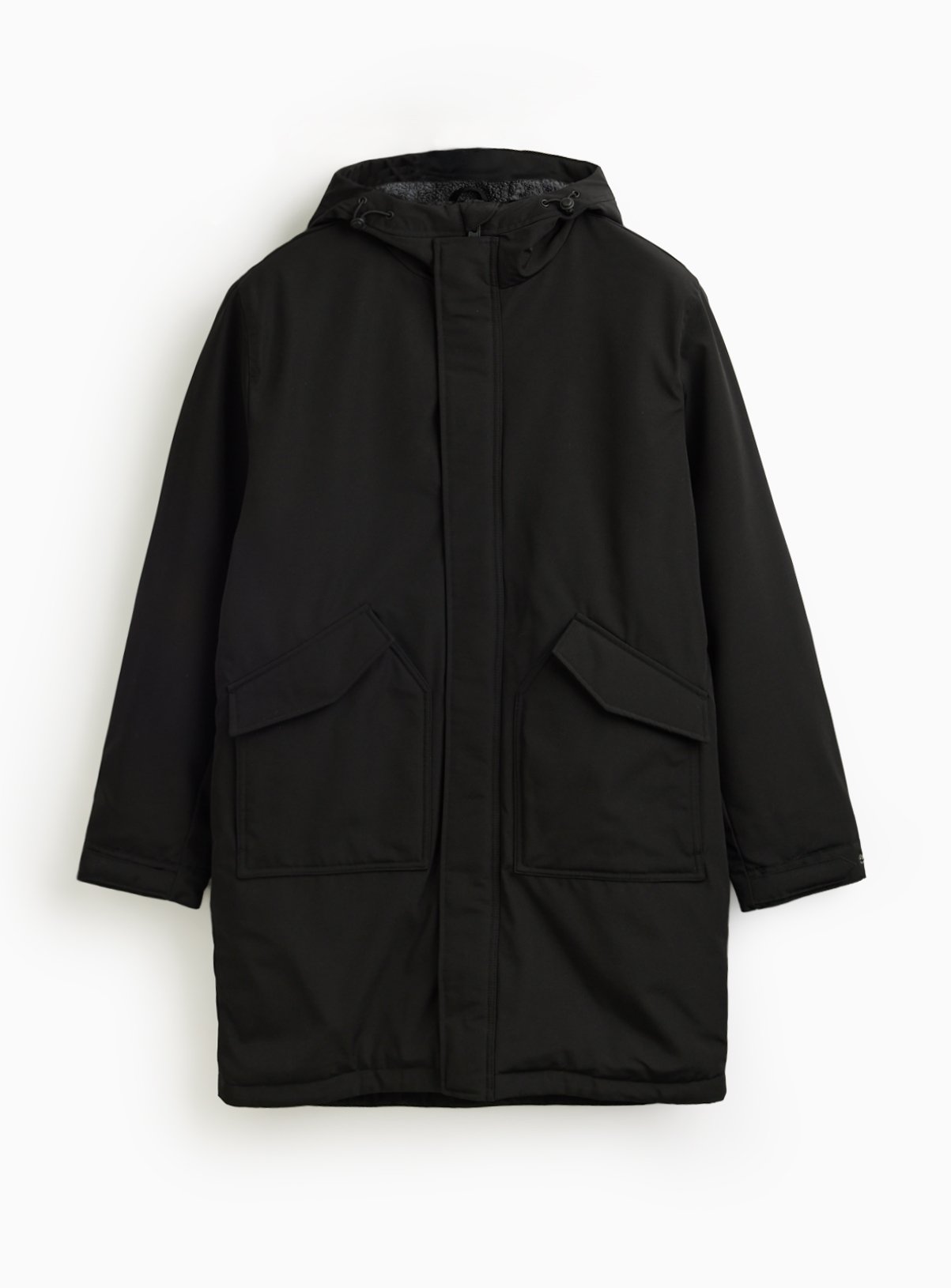 Black Borg Lined Parka XXXXL