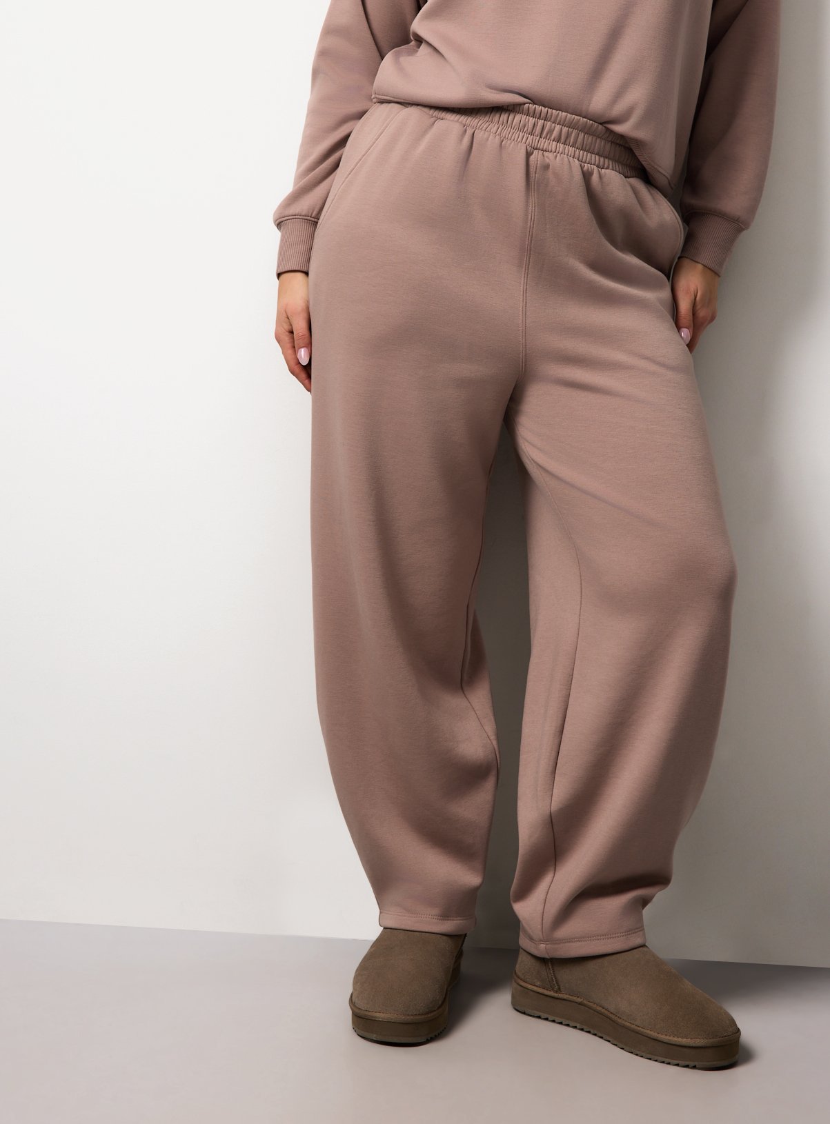 Pink Scuba Barrel Leg Coord Jogger 