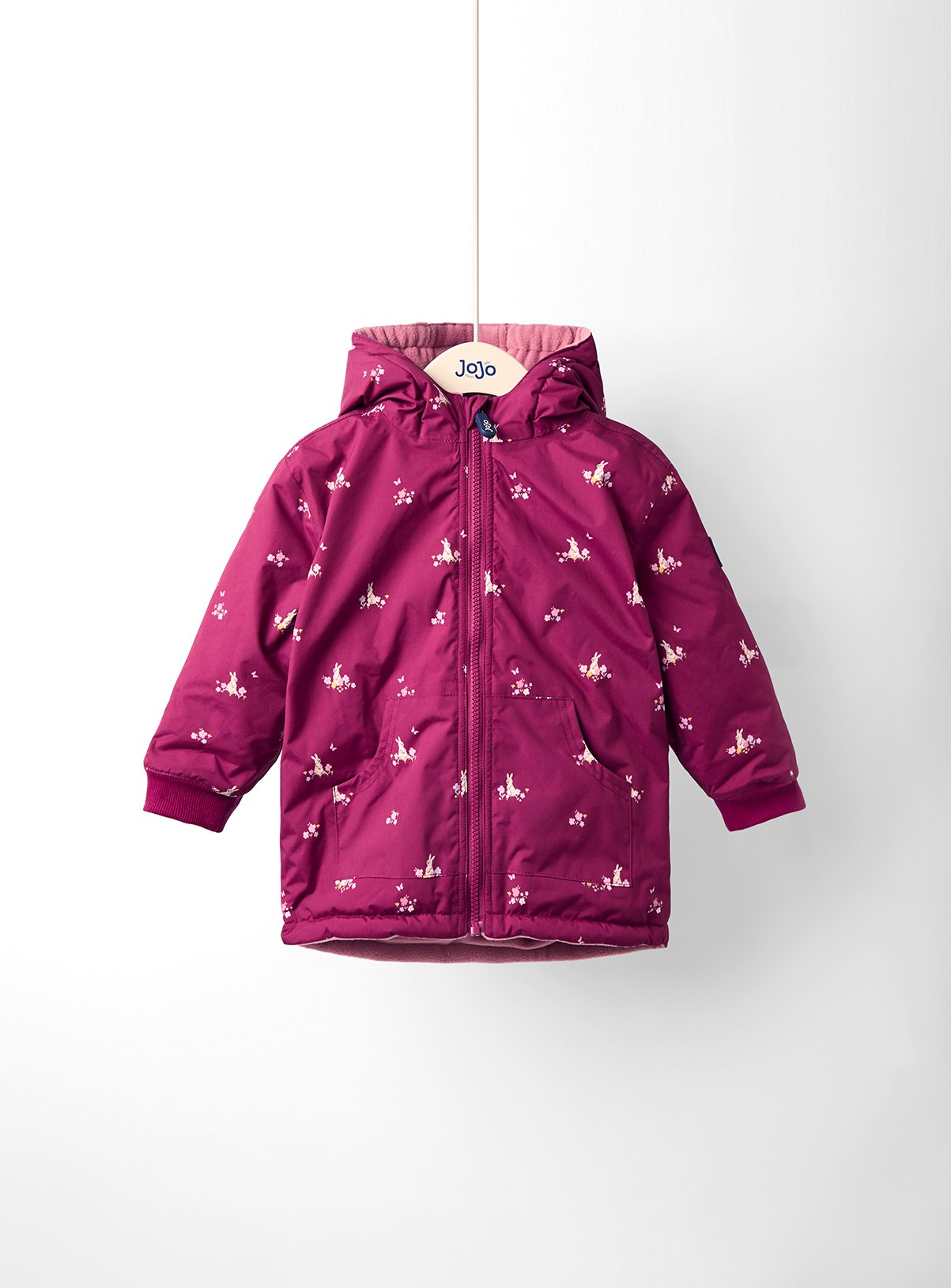 JOJO MAMAN BÉBÉ Reversible Fleece Lined Jacket
