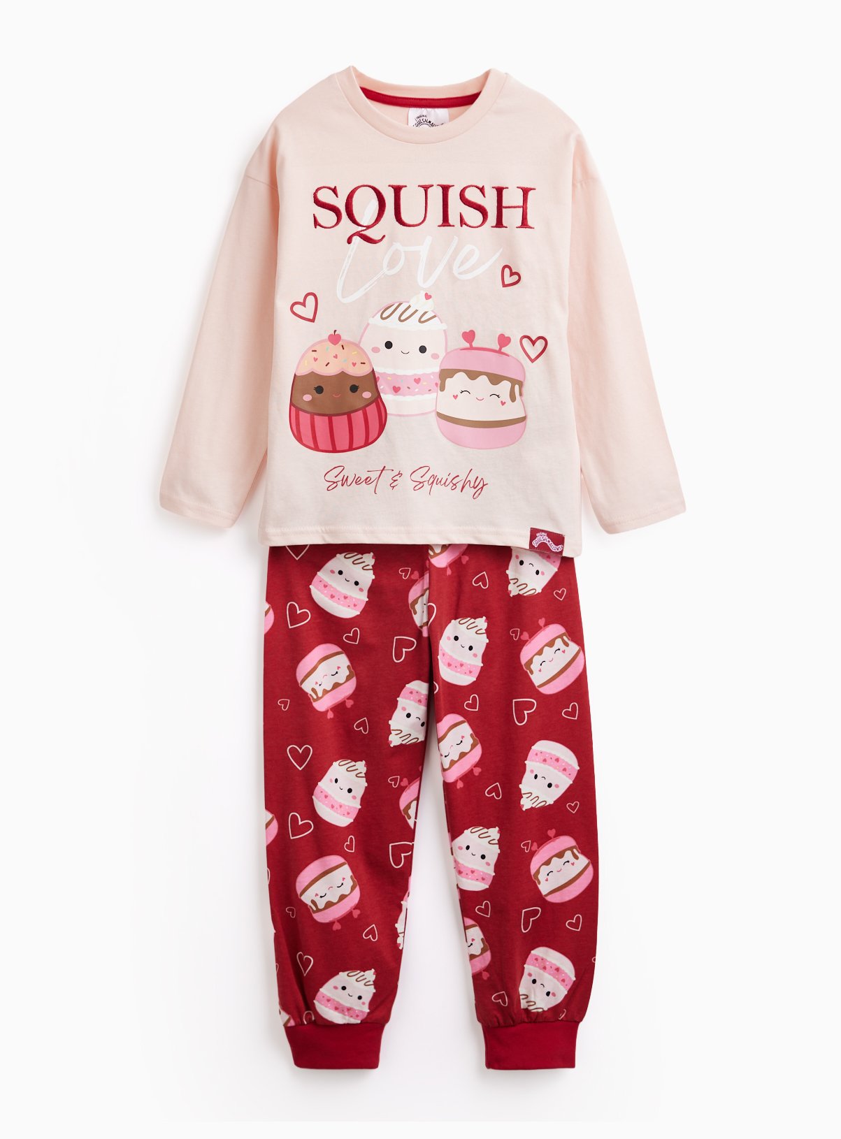 Squishmallows Character Print Pyjamas 