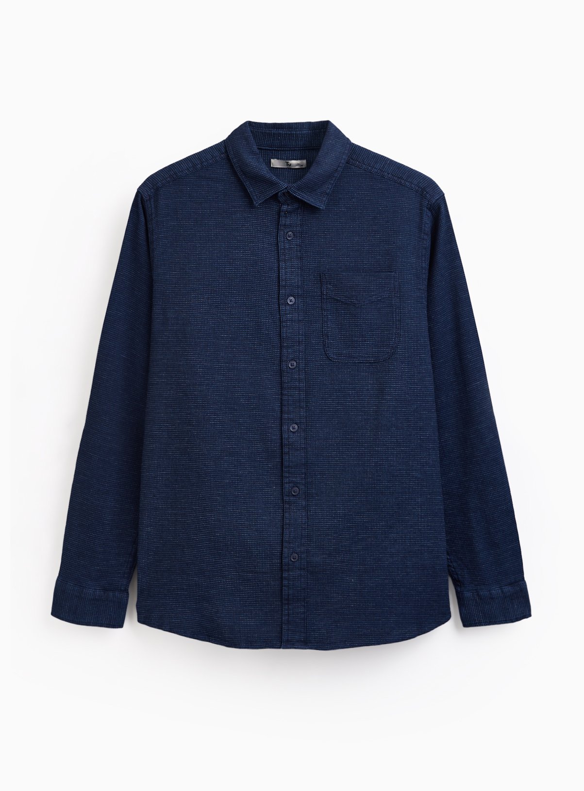 Textured Long Sleeve Shirt 