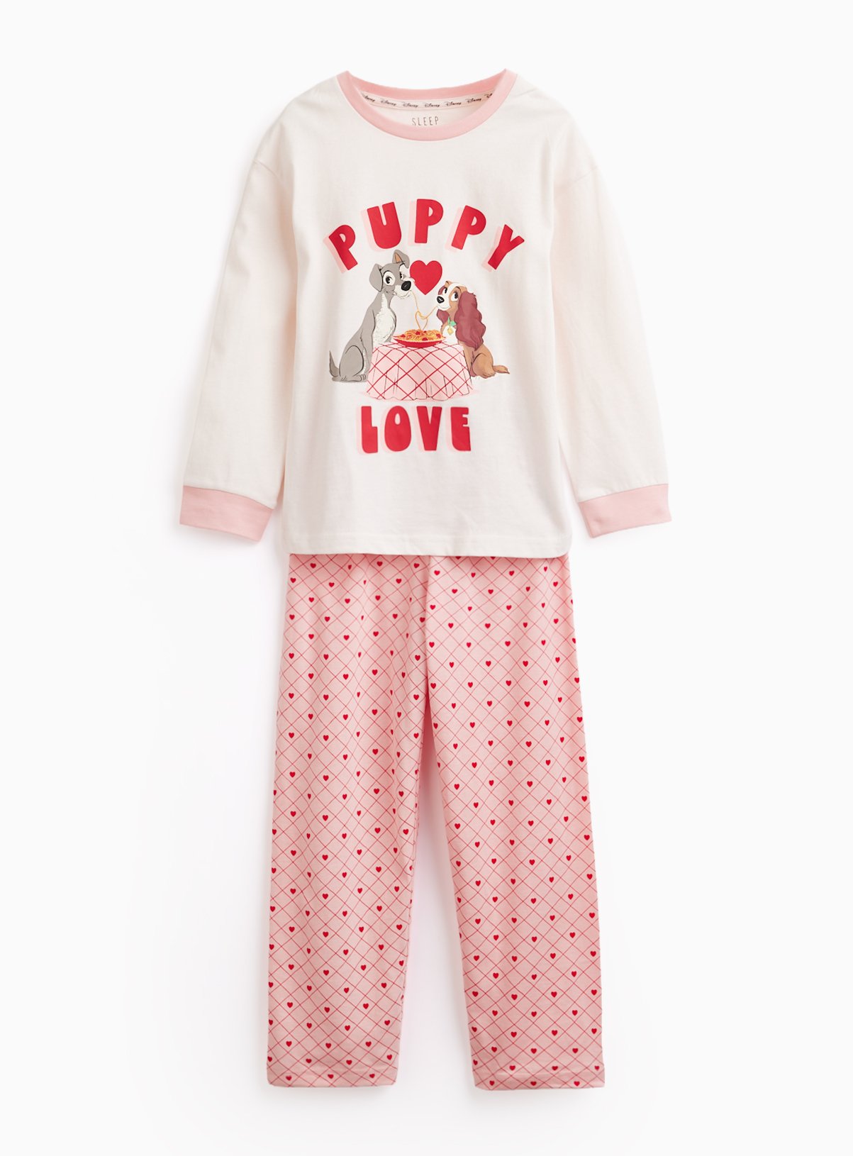 Mini Me Pink Lady & The Tramp Pyjamas 