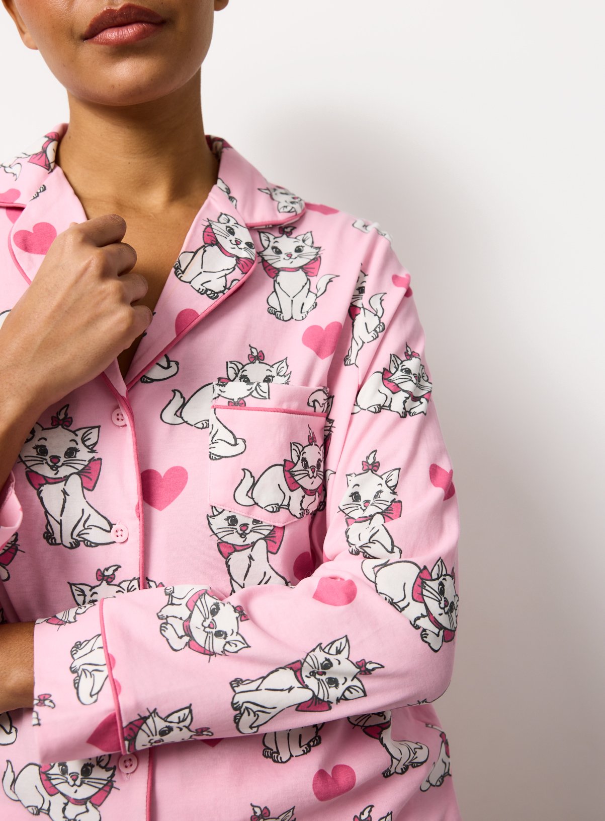 Disney Marie Traditional Pink Pyjamas 