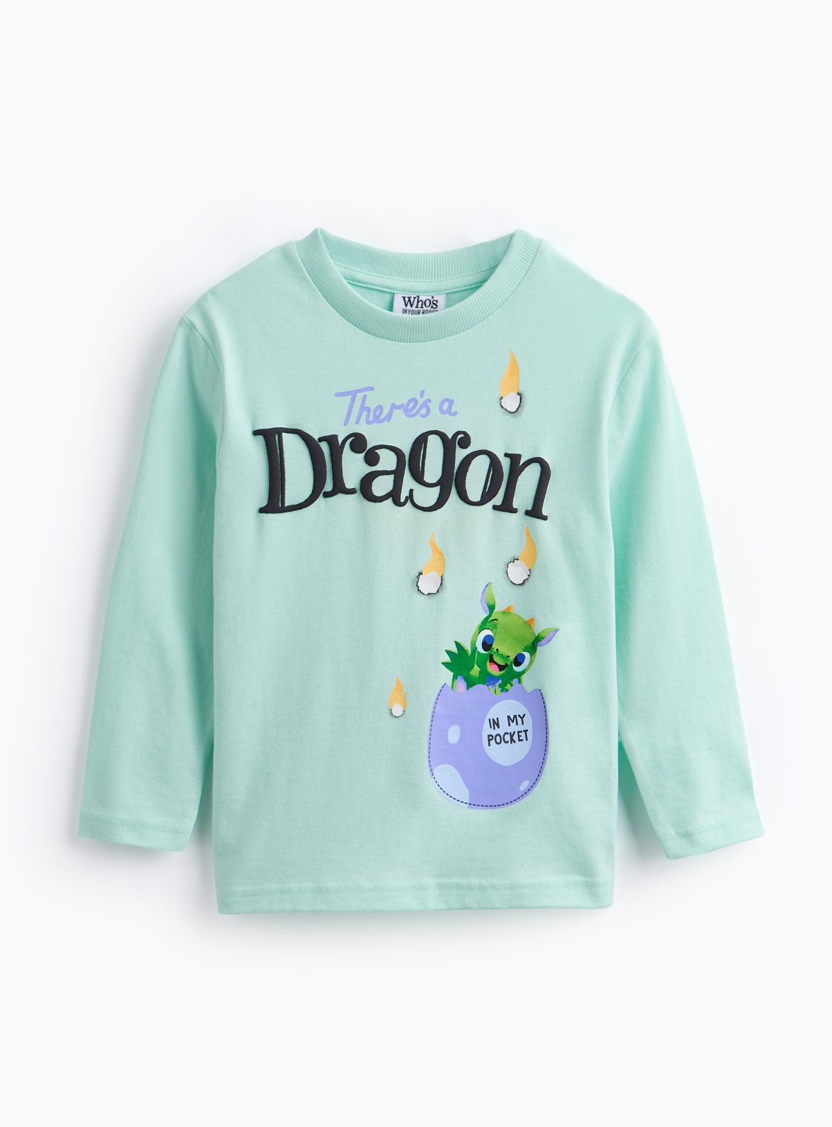 Tom Fletcher There's a Dragon Long Sleeve Top 