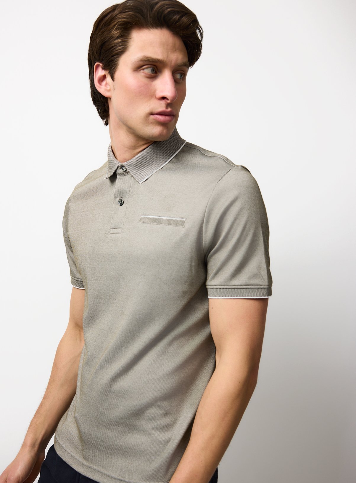 Green Two Tone Polo XXXXL