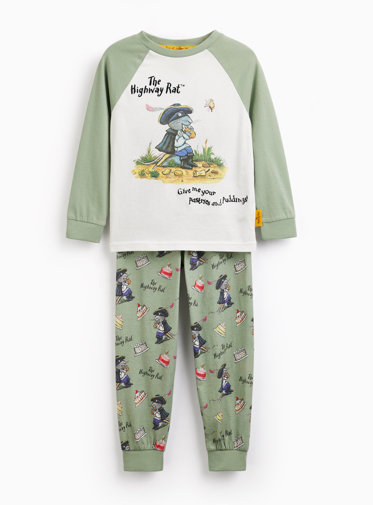 Green The Highway Rat Pyjama Set 