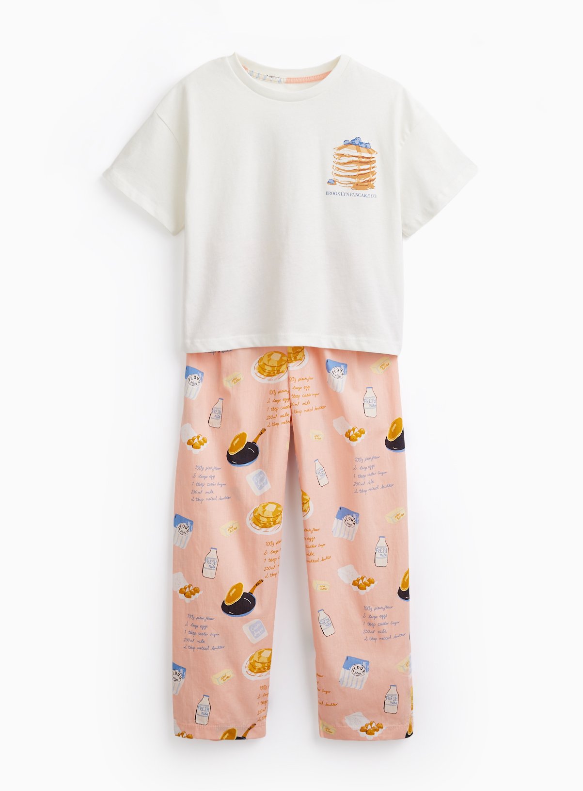 Mini Me Pancake Print Pyjama Set