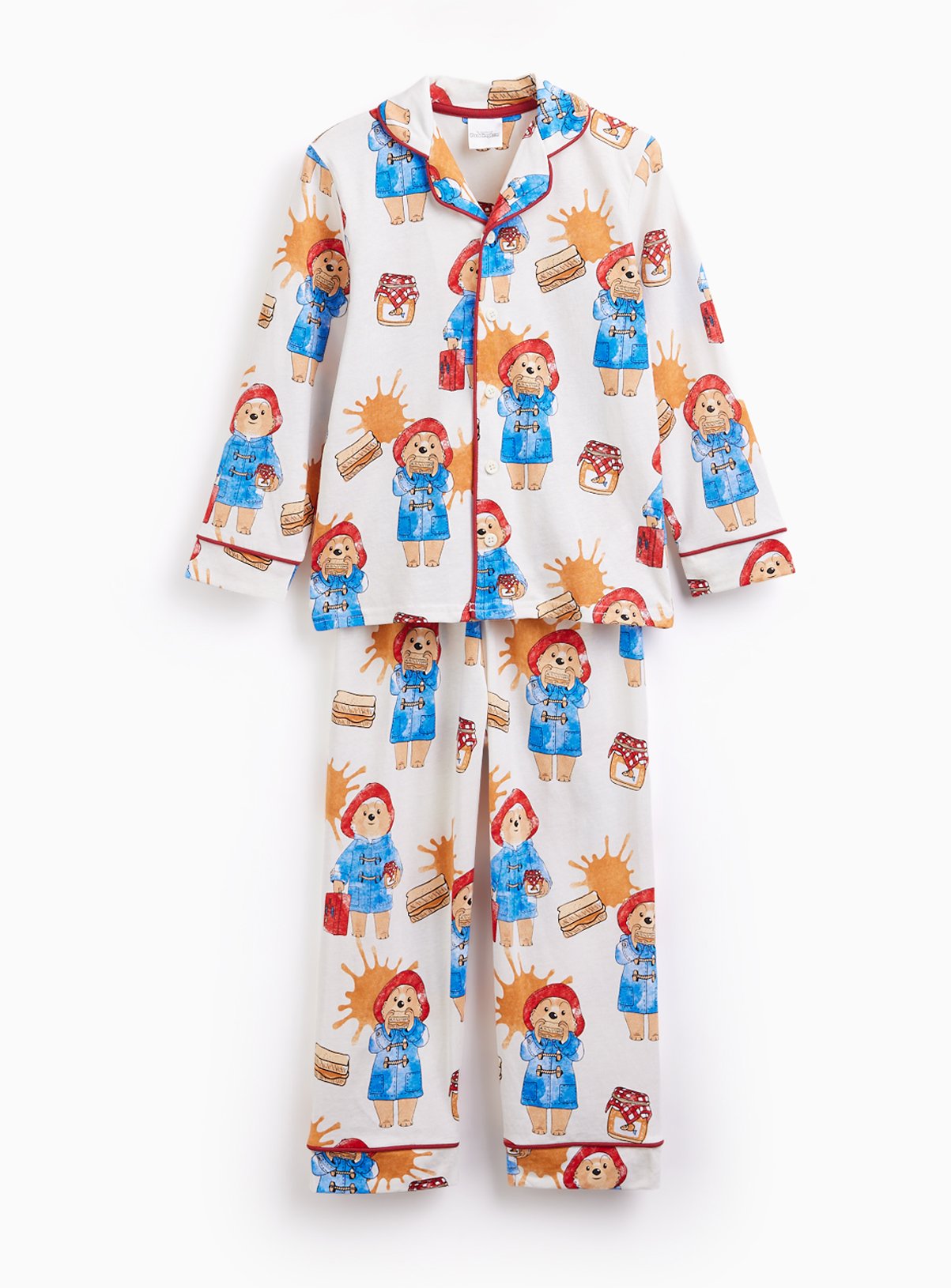 Cream Paddington Print Traditional Pyjamas 4-5 years