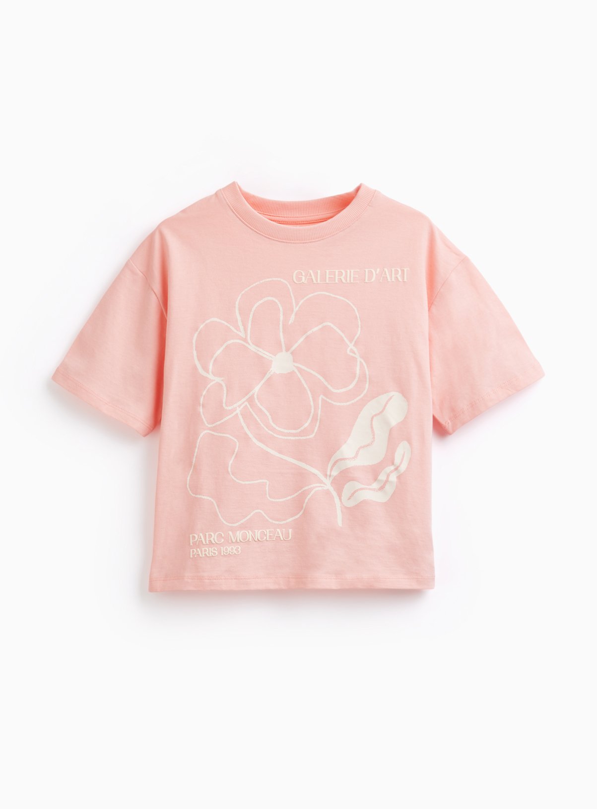 Coral Floral Graphic T-Shirt 13 years