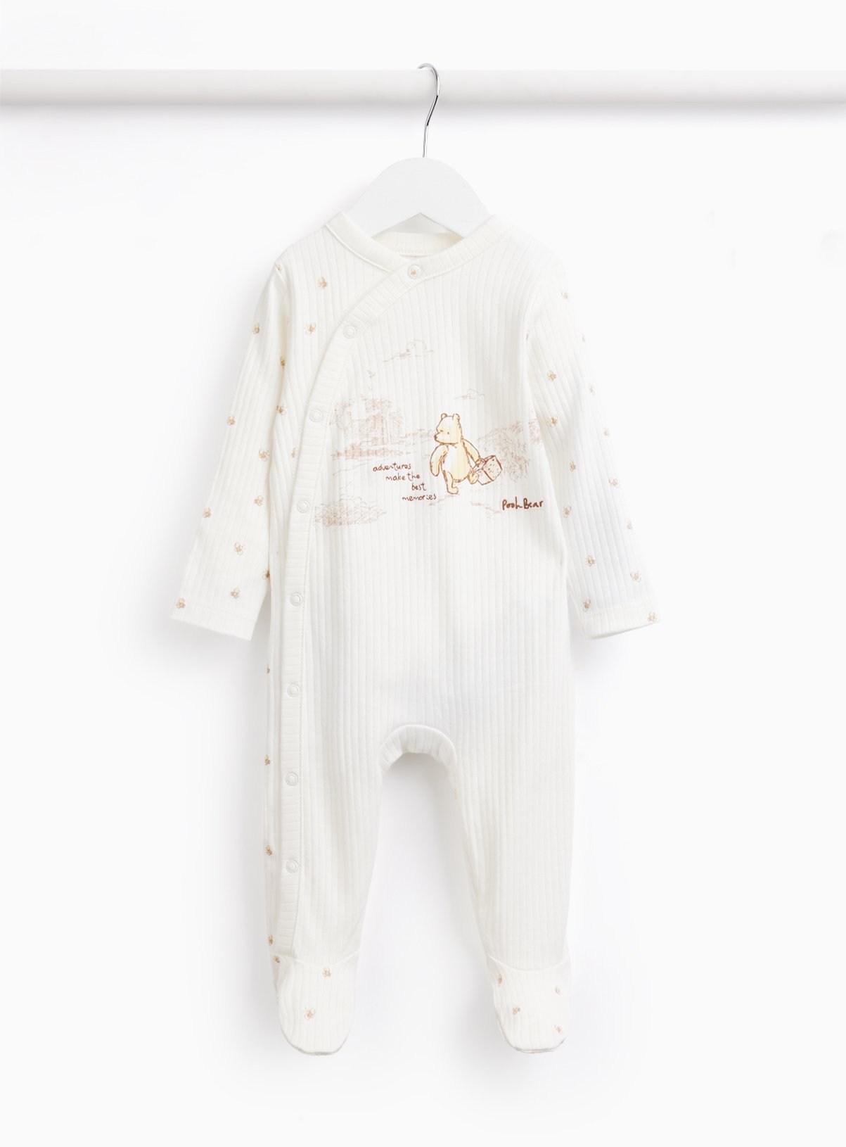 White Winnie The Pooh Sleepsuit 12-18 months
