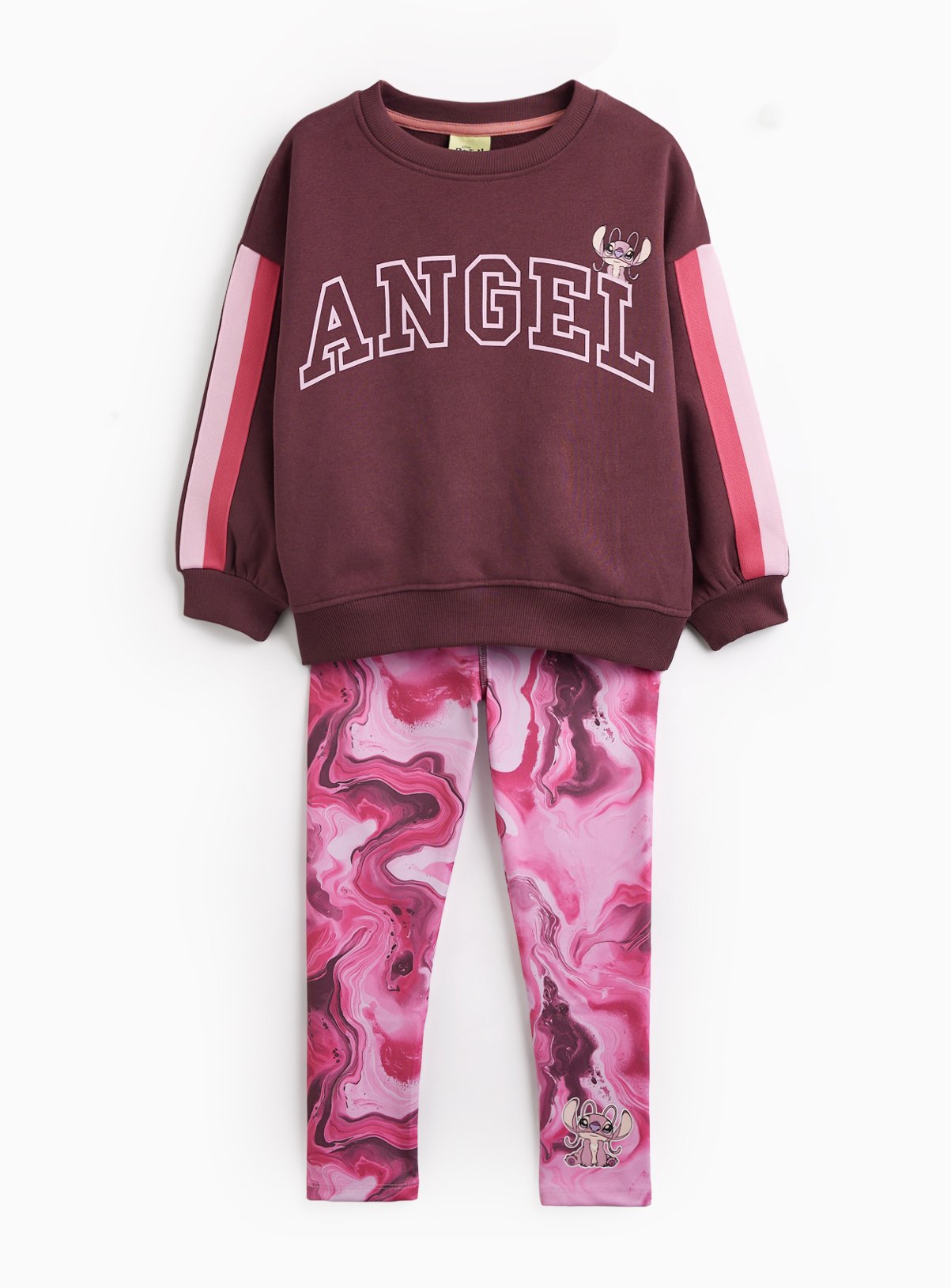 Dark Red Stitch Graphic Active Set 8 years
