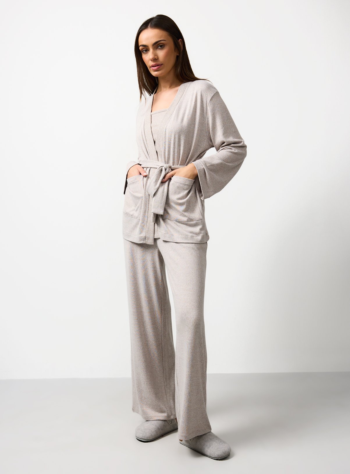 Oatmeal 3-Piece Snit Pyjamas 