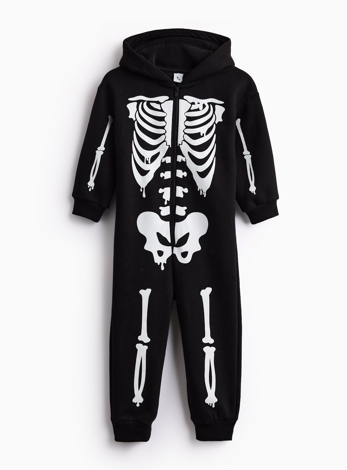 Halloween Skeleton Printed All-In-One