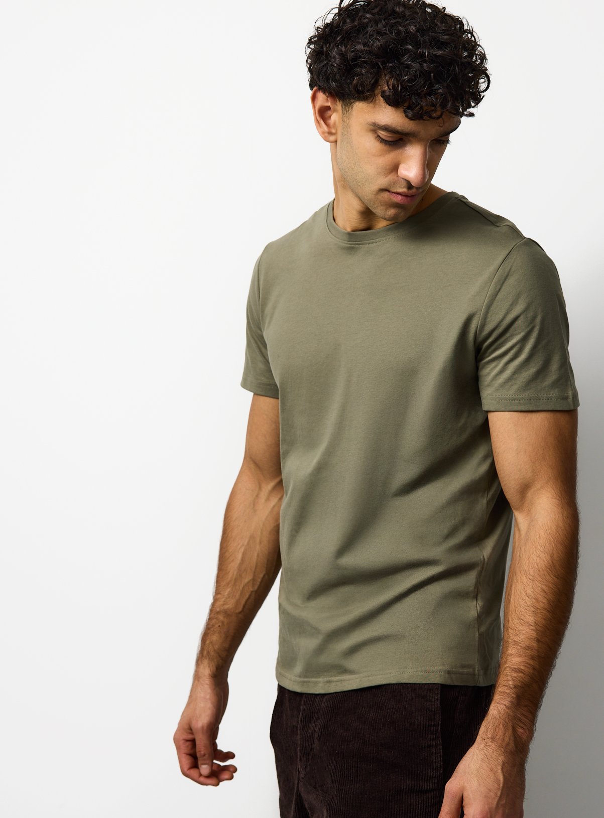 The Pure Cotton Tee - Green M
